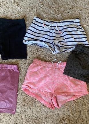 Шорти для дівчаток h&m та sinsay, 2-3 роки, різнокольорові