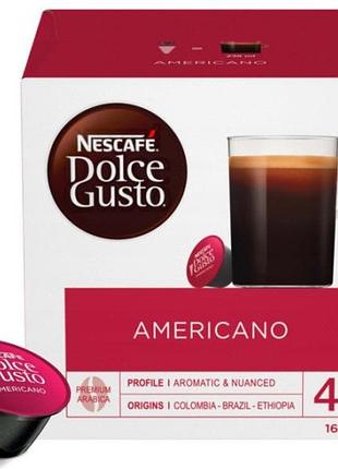 Набір з 3 штук капсули nescafe grande americano для кавомашини nescafe dolce gusto