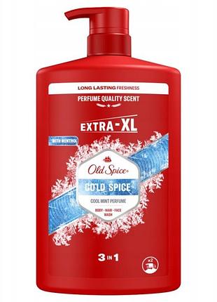 Набір з 2 штук гель для душу і шампунь old spice cold spice 3w1 1000 мл