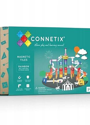 Конструктор магнітний connetix ball run pack 92 елементи для дітей від 3 років+
