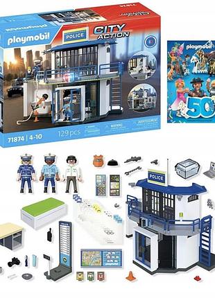 Конструктор playmobil 71874 поліцейський відділок з кімнатою допиту