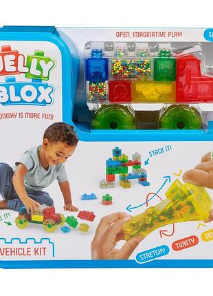 Сенсорний конструктор jelly blox - машинка врум-врум!