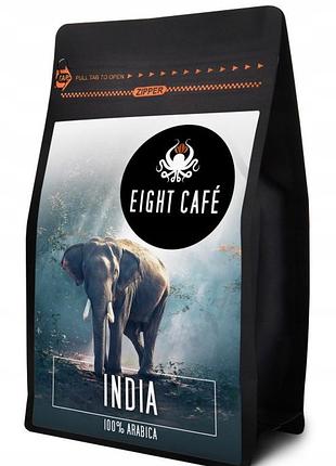 Кава в зернах eight cafe 100% арабіка індія 1 кг середнього обсмаження