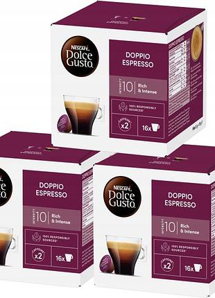 Капсули dolce gusto espresso doppio 48 кава