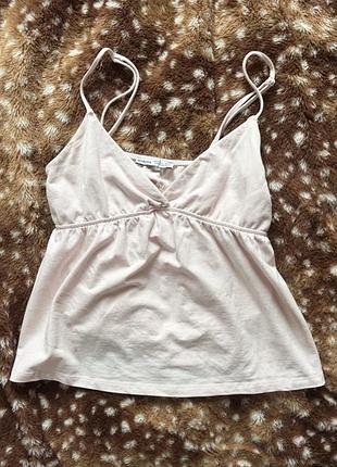 Дві майки baby doll bershka