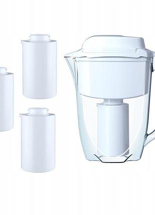 Фільтруючий глечик aquaphor j.shmidt 500 2,8 л білий