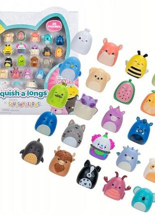 Squish a longs squishmallows 25 шт. набір фігурок фігурки