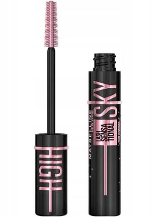 Набір з 3 штук туш для вій maybelline lash sensational sky high cosmic black 7,2 мл