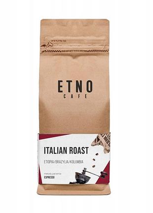 Кава в зернах etno cafe italian roast 1000 г