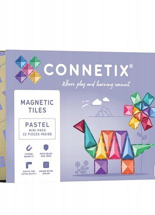 Конструктор connetix pastel mini 32 ел стартовий набір mini