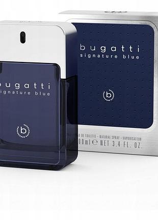 Туалетна вода bugatti signature blue 100 мл