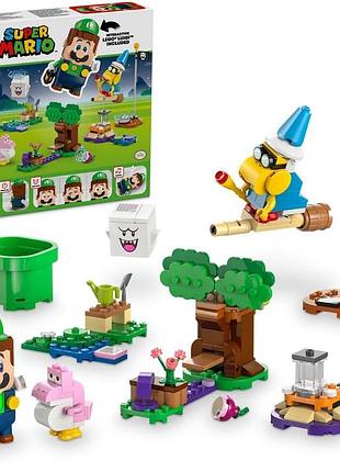 Lego super mario пригоди з інтерактивною фігуркою lego luigi набір з садом і 4 фігурками іграшка для дитини 6+