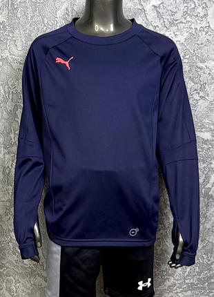 Puma dry cell кофта лонгслив 152 см 11-12 лет подростковая спортивная синяя