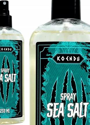 Сіль морська koendu sea salt для укладання волосся сильна фіксація 250 мл