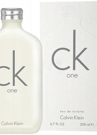 Парфумерна вода calvin klein ck one edt 200ml + атомайзер оригінал 2