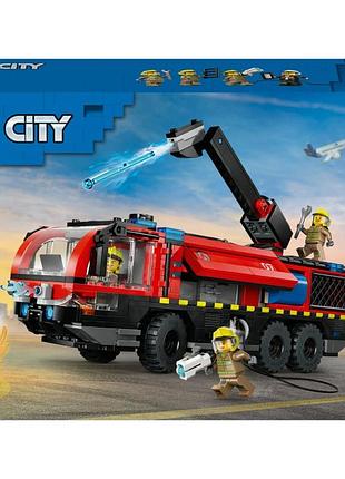 Іграшка lego city 60499 пожежна машина аеропортова червона