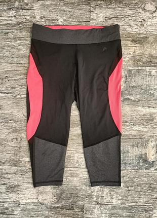 Спортивные лосины капри m,l f&amp;f