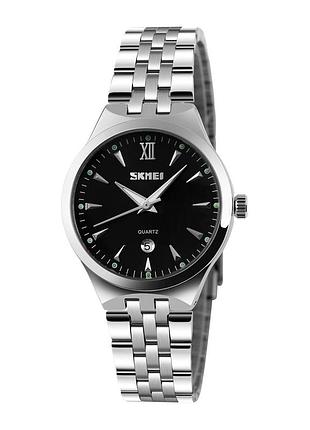 Жіночий годинник skmei 9071bk-s black lady