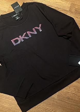 Черный свитшот dkny, p. m