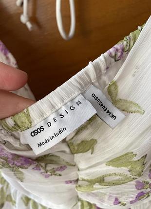 Платье asos цветочный принт 6