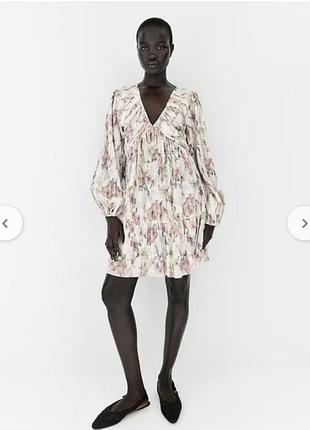 Сукня в квітковий принт h&m 4