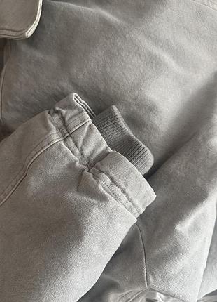 Pull&bear бомбер сірий новий 6