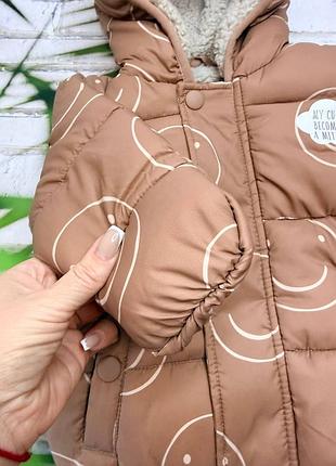 Теплая куртка детская george размер 3-6 мес. 5