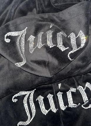 Жіночий спортивний костюм juicy couture оригінал чорний велюровий xs
