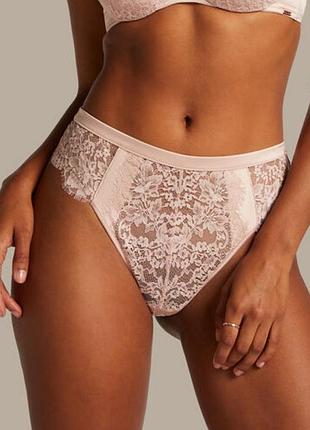 Трусики с высокой посадкой hunkemoller, эксклюзивная коллекция noir