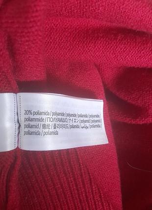 Джемпер винного цвета от бренда bershka 6