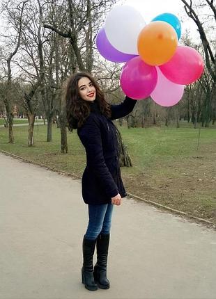 Парка зимова з хутром yikanu, розмір s (44) або xs (42)