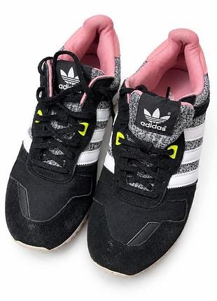 Кросівки жіночі adidas чорні, рожеві, розмір 39.5