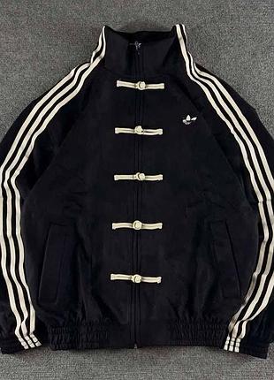 Adidas chinese new year jacket blue адидас куртка олимпийка кофта зепкая куртка голубая