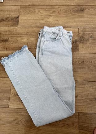 Джинси жіночі zara блакитні