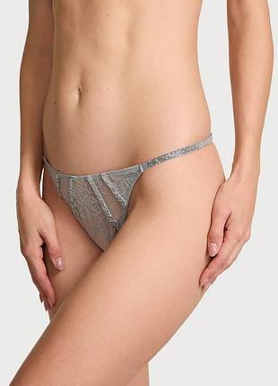 Трусики стринги зі стразами victoria’s secret оригінал
