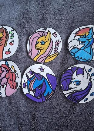 Наклейки и стикеры my little pony хендмейд