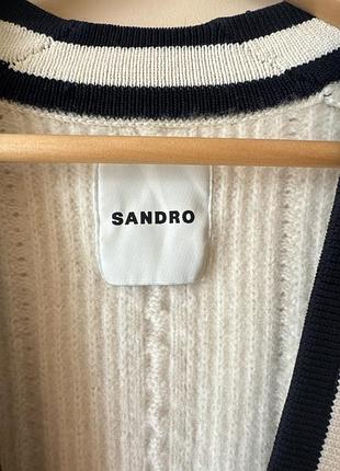 Шерстяний кардиган sandro 1 s 8