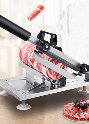 Нож-слайсер станок для нарезки мясных, колбасных и творожных изделий food slicer