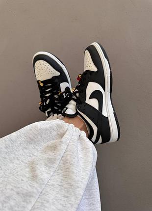 Кроссовки nike sb dunk | black / white «cherry charms» 6