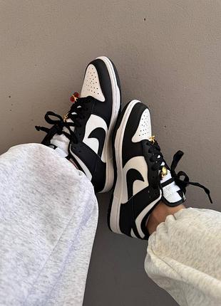 Кроссовки nike sb dunk | black / white «cherry charms» 5