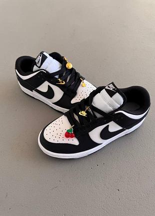 Кросівки nike sb dunk | black / white «cherry charms»