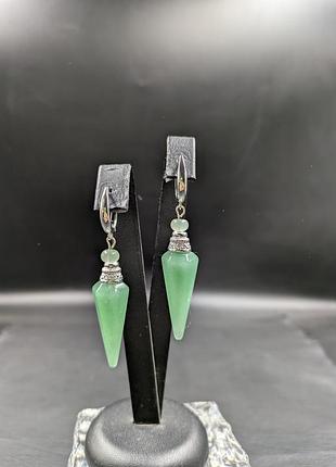 Серьги из нефрита 3