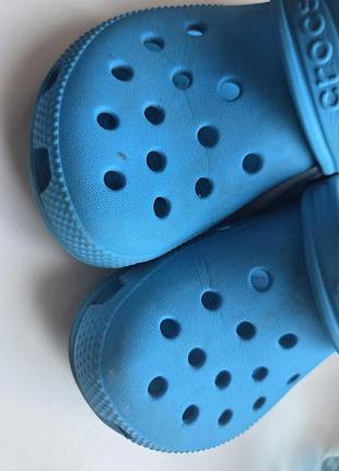 Босоніжки та сандалі для дітей crocs c12 сині 3