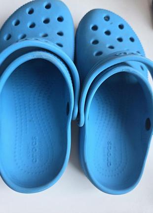 Босоніжки та сандалі для дітей crocs c12 сині 2