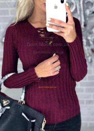 Свитер кофта с шнуровкой р. 8 boohoo