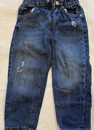 Джинси для хлопчика zara сині 104 4