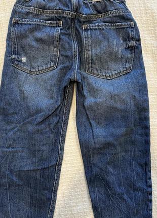Джинси для хлопчика zara сині 104 5