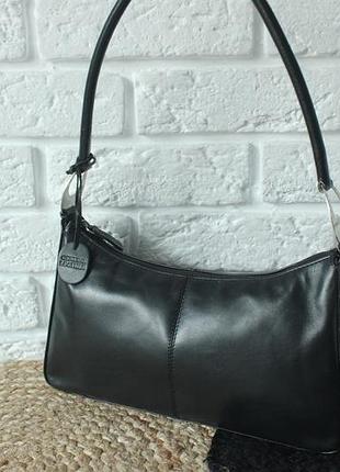 Сумка на плечо geniune leather. натуральная кожа.