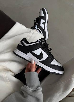 Кросівки nike sb dunk low white black