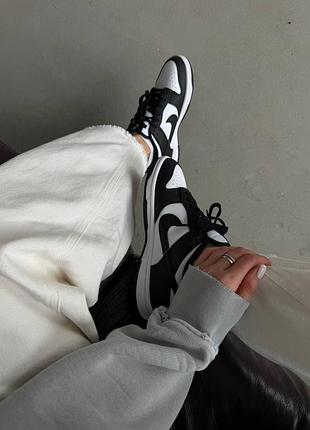 Кросівки nike sb dunk low white black 5